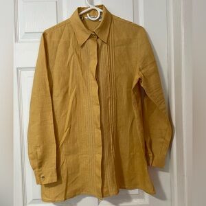 Richard Malcom women Irish linen shirt size M